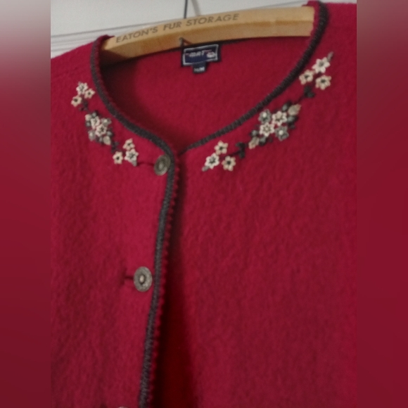 Vintage 100% Wool Cardigan - Picture 3 of 8